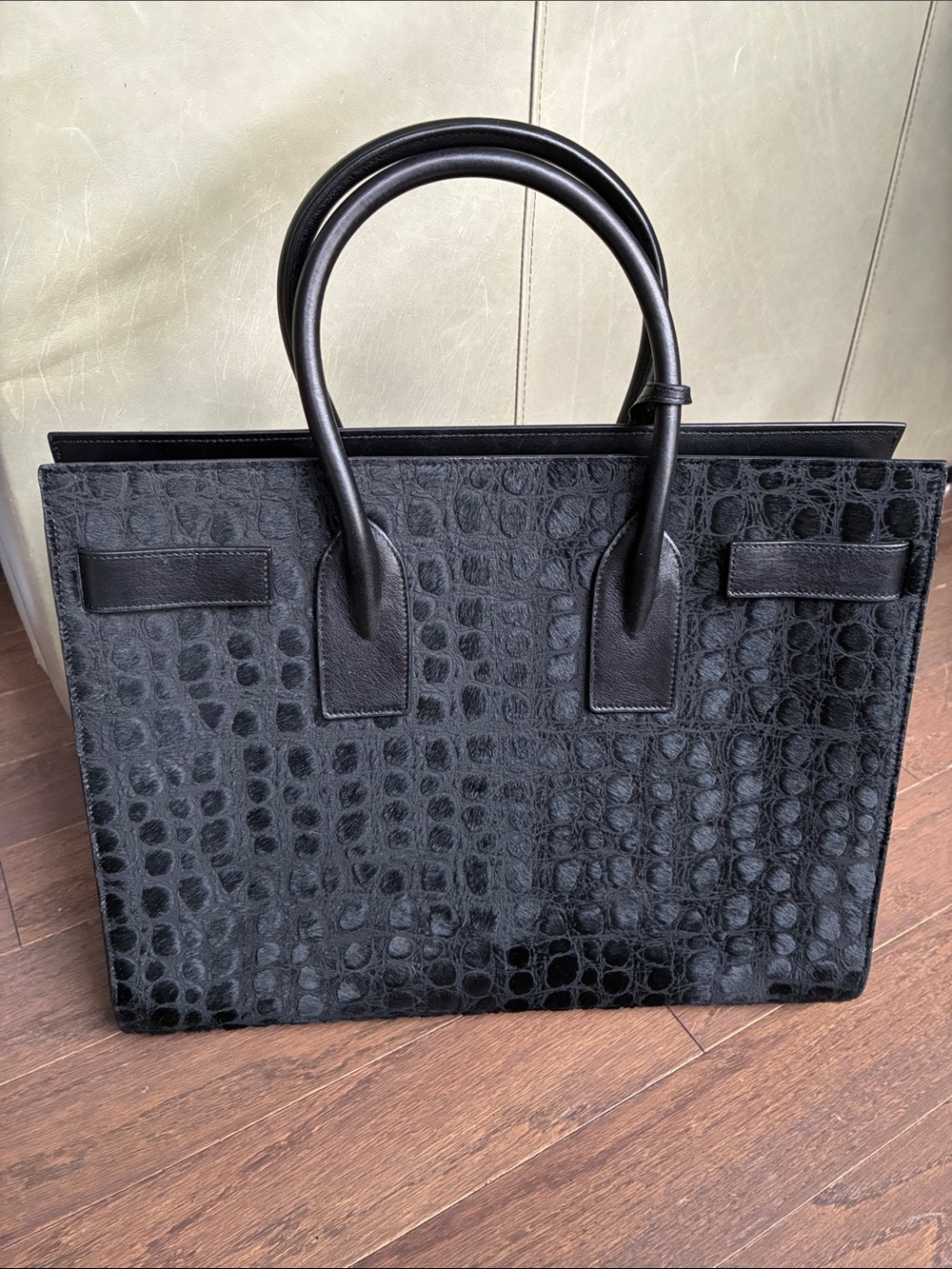 Saint Laurent Limited Edition Pony Hair Large Sac De Jour Tote - Picture 3 of 11